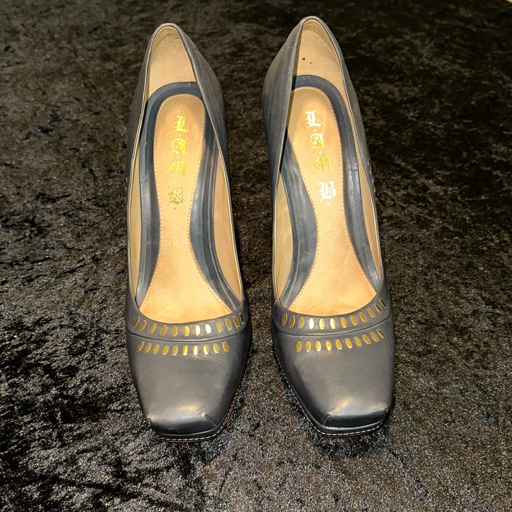 L.A.M.B. Stilettos Gray and simply Gorgeous! Size 10M worn once